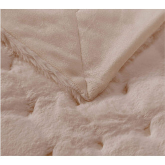 Плед искусственный мех Sofi De Marko Бернард беж - купить по низким ценам в Lux-Postel.com