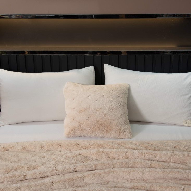 Плед искусственный мех Sofi De Marko Бернард крем