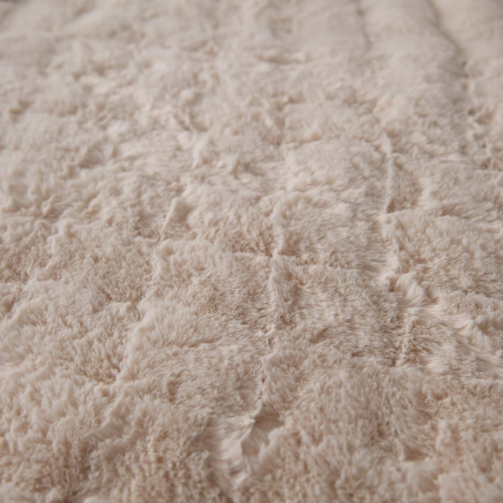 Плед искусственный мех Sofi De Marko Бернард крем