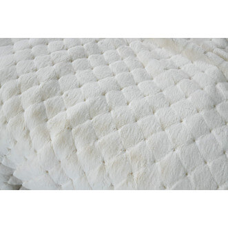 Плед искусственный мех Sofi De Marko Бернард молоко - купить по низким ценам в Lux-Postel.com