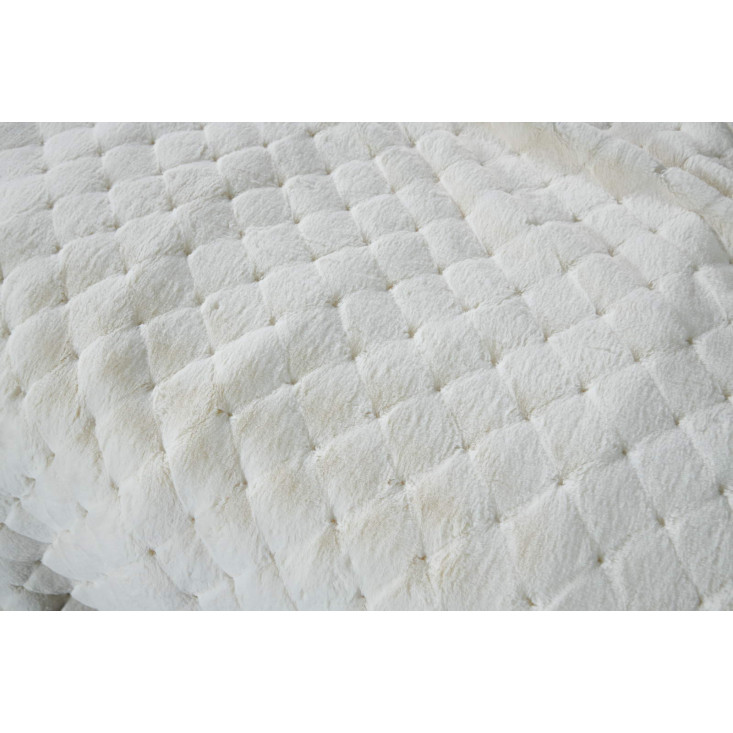 Плед искусственный мех Sofi De Marko Бернард молоко