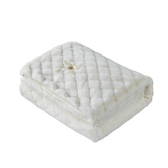 Плед искусственный мех Sofi De Marko Бернард молоко - купить по низким ценам в Lux-Postel.com