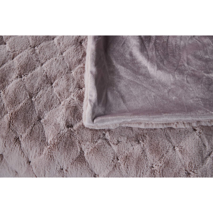 Плед искусственный мех Sofi De Marko Бернард пудра