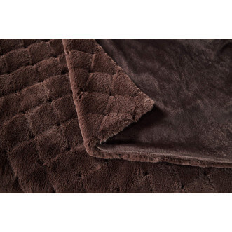 Плед искусственный мех Sofi De Marko Бернард шоколад отзывы