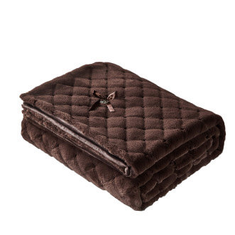 Плед искусственный мех Sofi De Marko Бернард шоколад - купить по низким ценам в Lux-Postel.com