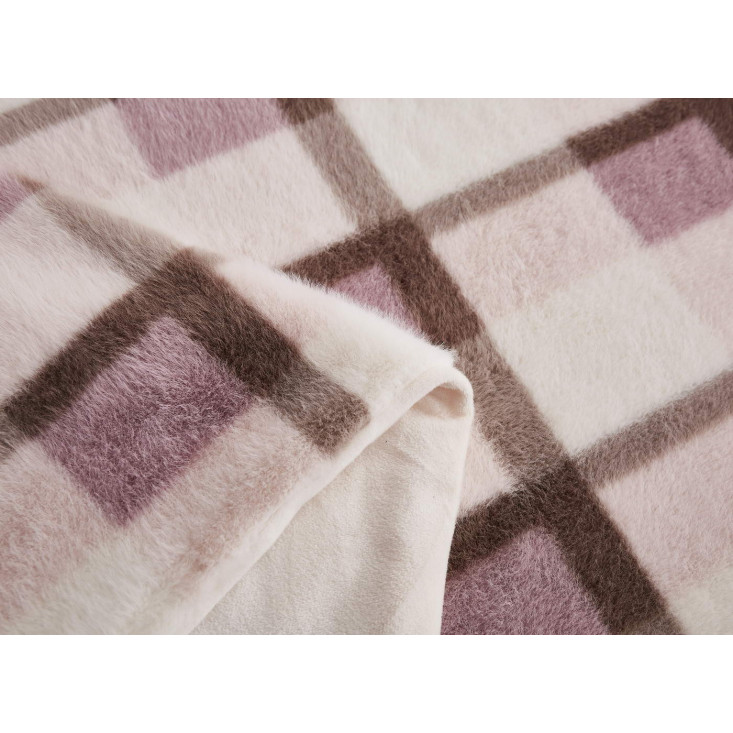 Плед искусственный мех Sofi De Marko Берри пепельная роза