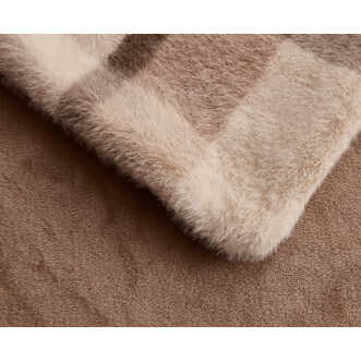 Плед искусственный мех Sofi De Marko Берри бежевый - купить по низким ценам в Lux-Postel.com