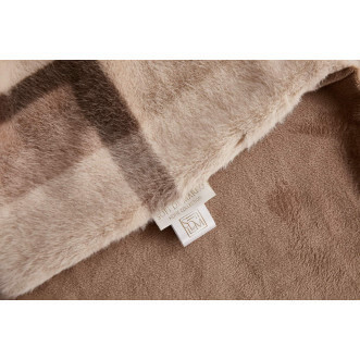 Плед искусственный мех Sofi De Marko Берри бежевый - купить по низким ценам в Lux-Postel.com