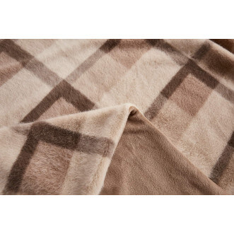 Плед искусственный мех Sofi De Marko Берри бежевый - купить по низким ценам в Lux-Postel.com