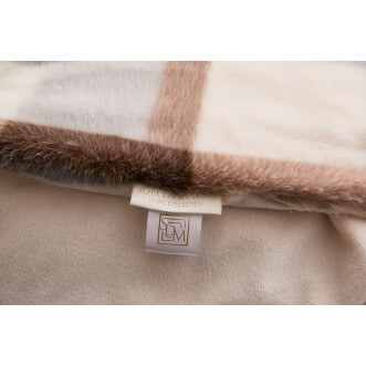 Плед искусственный мех Sofi De Marko Берри голубой - купить по низким ценам в Lux-Postel.com