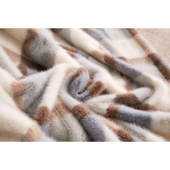 Плед искусственный мех Sofi De Marko Берри голубой - купить по низким ценам в Lux-Postel.com