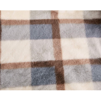 Плед искусственный мех Sofi De Marko Берри голубой - купить по низким ценам в Lux-Postel.com