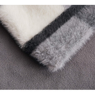 Плед искусственный мех Sofi De Marko Берри серый - купить по низким ценам в Lux-Postel.com