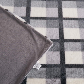 Плед искусственный мех Sofi De Marko Берри серый - купить по низким ценам в Lux-Postel.com