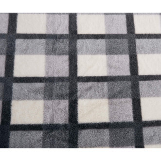 Плед искусственный мех Sofi De Marko Берри серый - купить по низким ценам в Lux-Postel.com