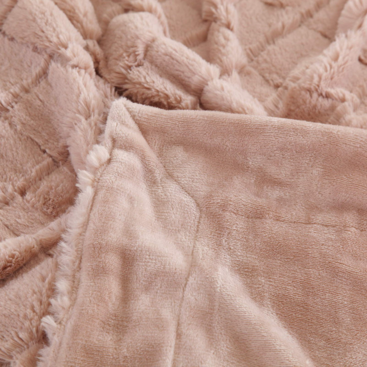 Плед искусственный мех Sofi De Marko Мадлен беж