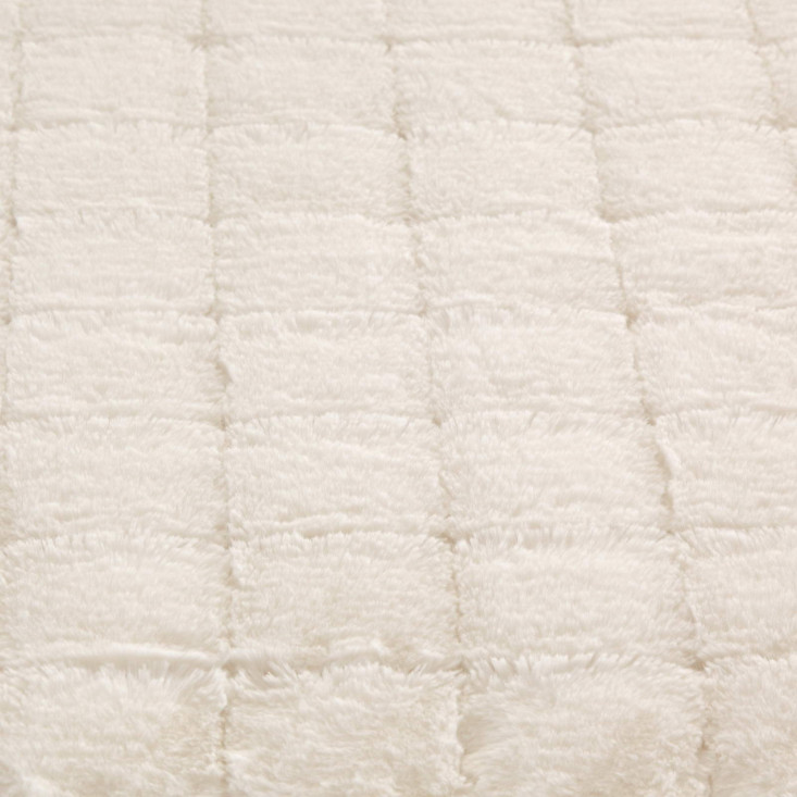 Плед искусственный мех Sofi De Marko Мадлен белый