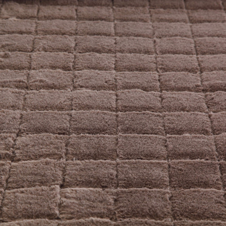 Плед искусственный мех Sofi De Marko Мадлен кофе