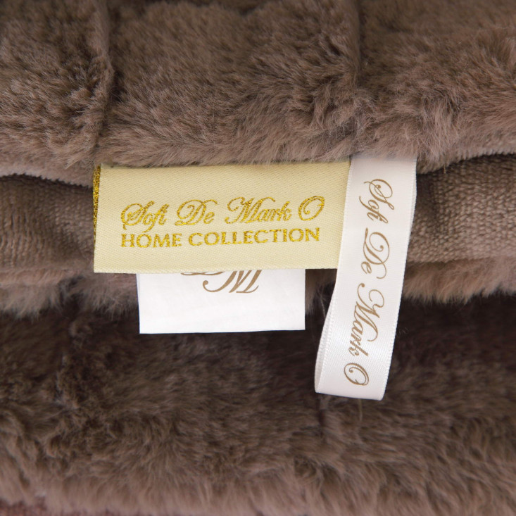 Плед искусственный мех Sofi De Marko Мадлен кофе