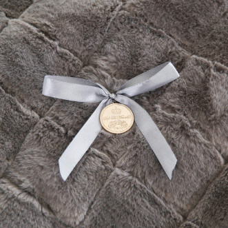 Плед искусственный мех Sofi De Marko Мадлен серый - купить по низким ценам в Lux-Postel.com