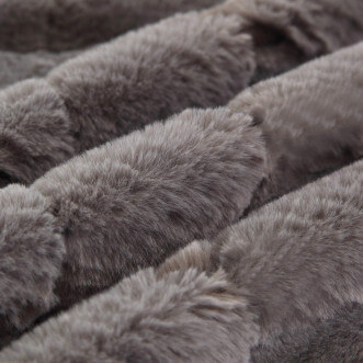 Плед искусственный мех Sofi De Marko Мадлен серый