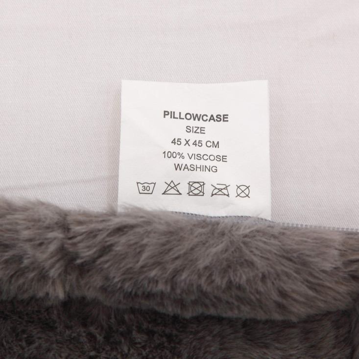 Плед искусственный мех Sofi De Marko Мадлен серый