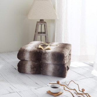 Плед искусственный мех Sofi De Marko Мех коричневый описание