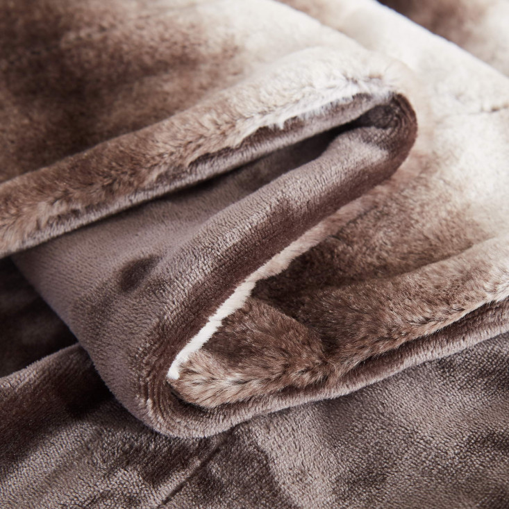 Плед искусственный мех Sofi De Marko Мех коричневый