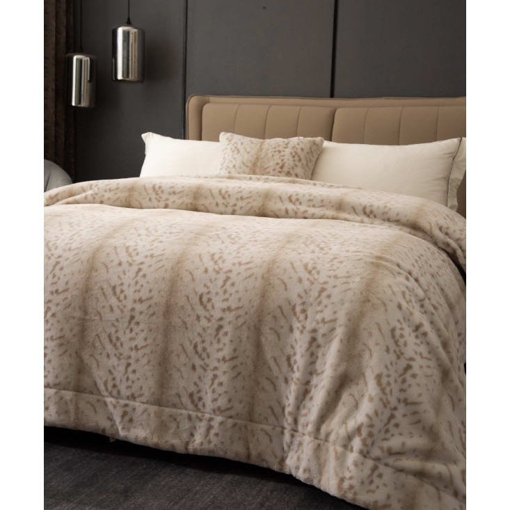 Плед искусственный мех Sofi De Marko Мех беж