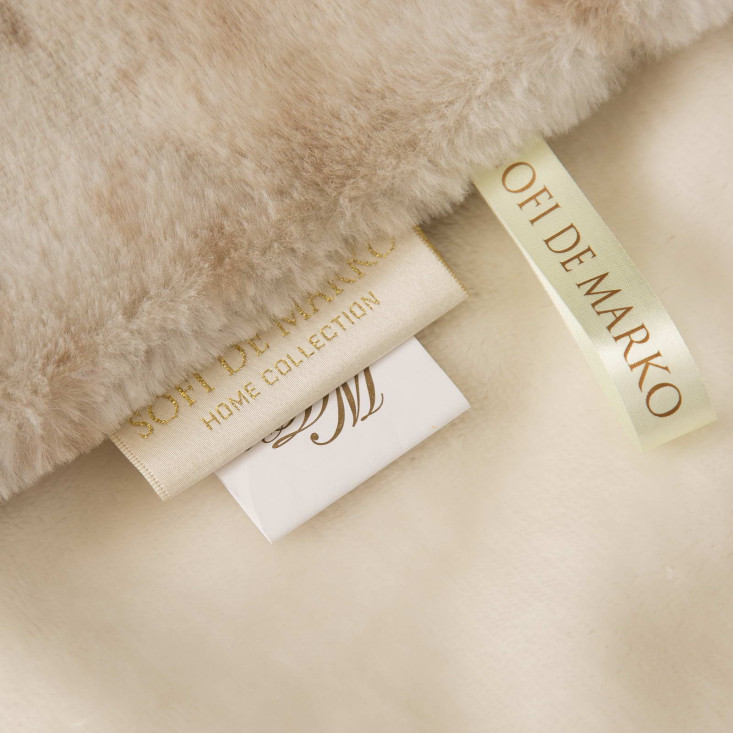 Плед искусственный мех Sofi De Marko Мех беж