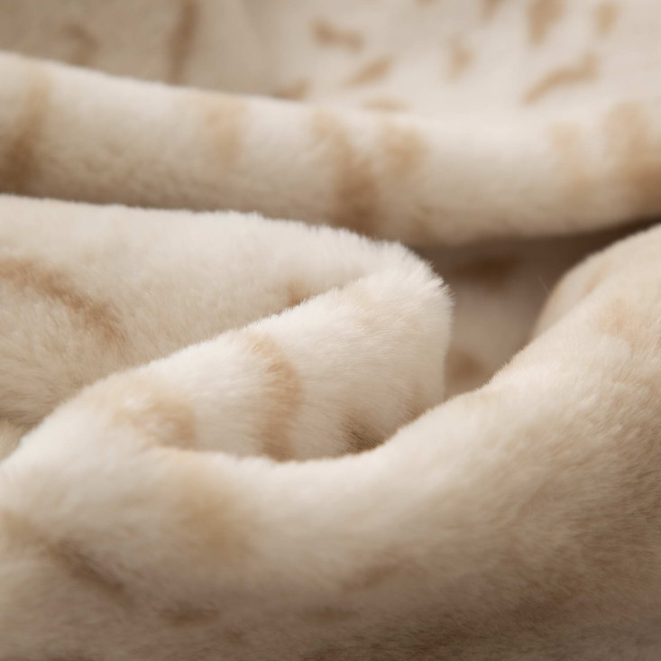 Плед искусственный мех Sofi De Marko Мех беж