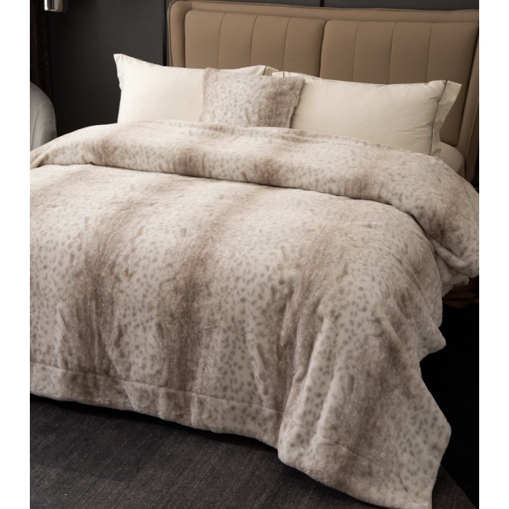 Плед искусственный мех Sofi De Marko Мех бежевый