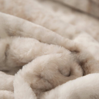 Плед искусственный мех Sofi De Marko Мех бежевый фото