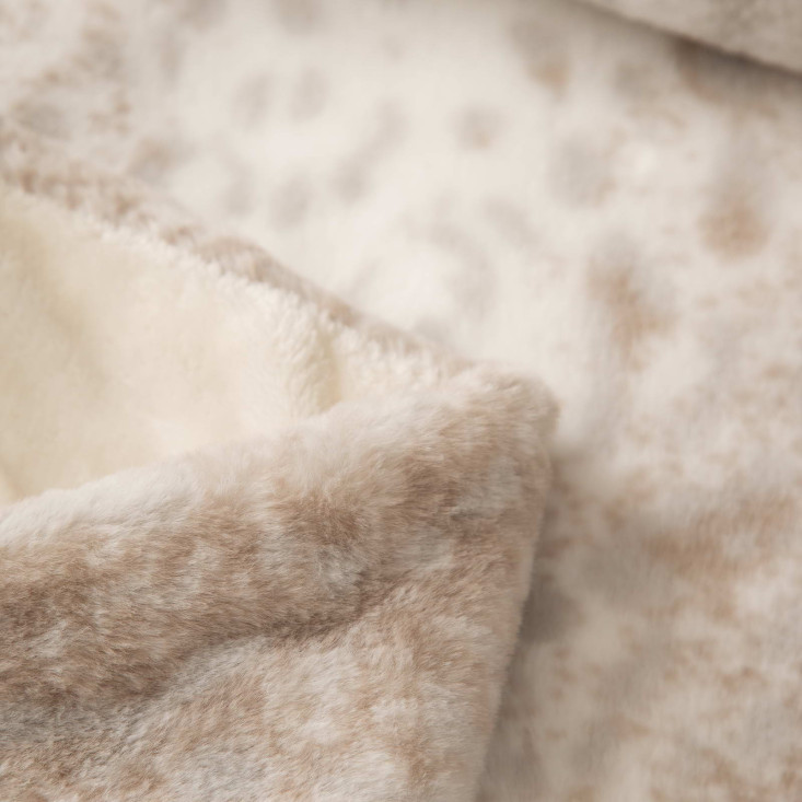 Плед искусственный мех Sofi De Marko Мех бежевый