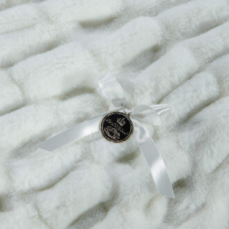 Плед искусственный мех Sofi De Marko Мех белый