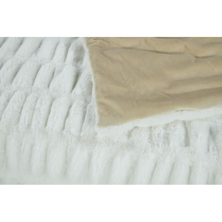 Плед искусственный мех Sofi De Marko Мех белый