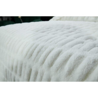 Плед искусственный мех Sofi De Marko Мех белый - купить по низким ценам в Lux-Postel.com