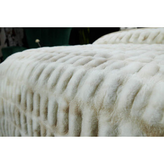 Плед искусственный мех Sofi De Marko Мех топленое молоко