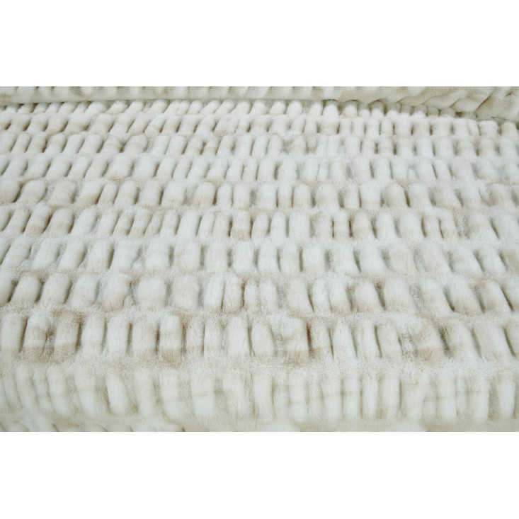 Плед искусственный мех Sofi De Marko Мех топленое молоко