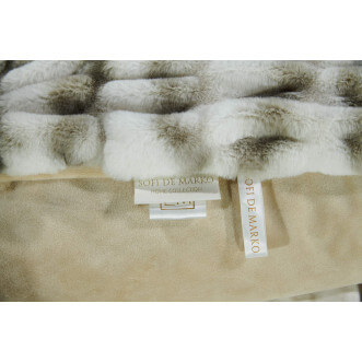 Плед искусственный мех Sofi De Marko Мех горностай