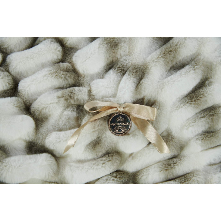 Плед искусственный мех Sofi De Marko Мех горностай