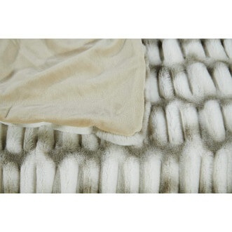 Плед искусственный мех Sofi De Marko Мех горностай - купить по низким ценам в Lux-Postel.com