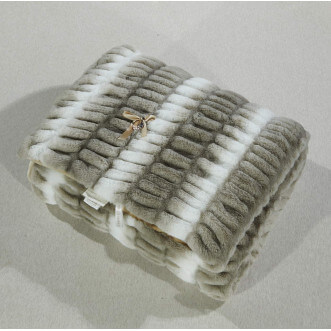 Плед искусственный мех Sofi De Marko Мех экрю