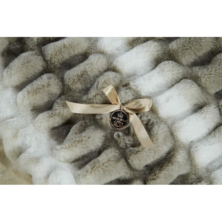 Плед искусственный мех Sofi De Marko Мех экрю