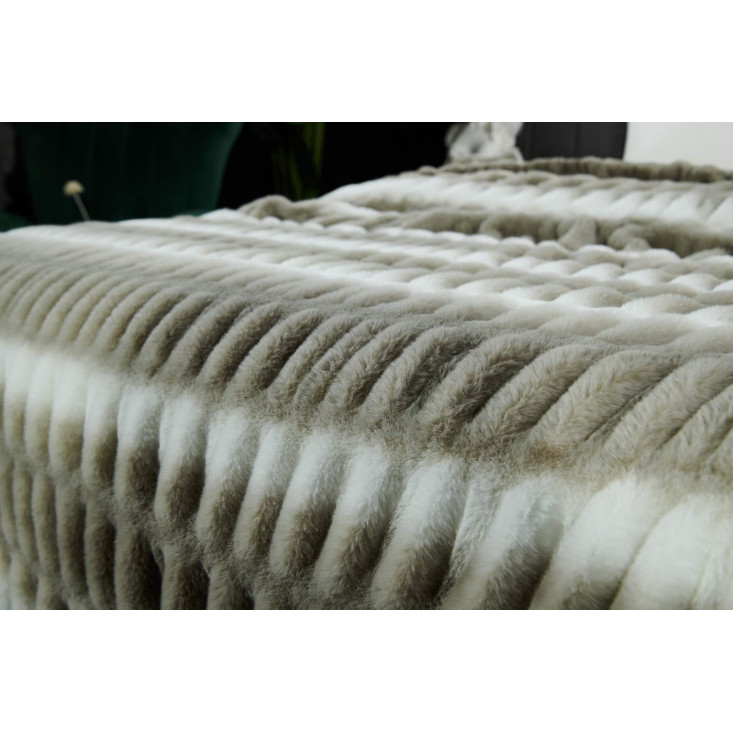 Плед искусственный мех Sofi De Marko Мех экрю