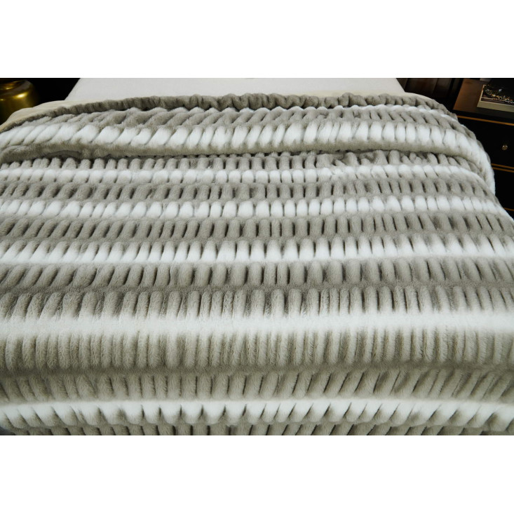 Плед искусственный мех Sofi De Marko Мех экрю