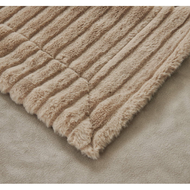 Плед искусственный мех Sofi De Marko Орландо беж