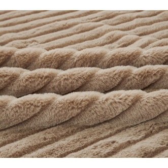 Плед искусственный мех Sofi De Marko Орландо беж - купить по низким ценам в Lux-Postel.com