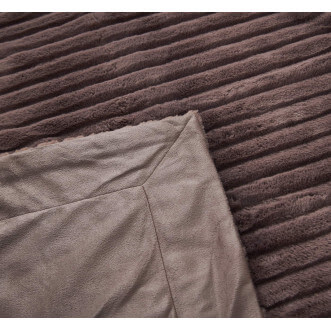 Плед искусственный мех Sofi De Marko Орландо кофе