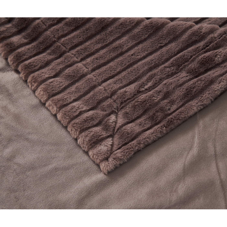 Плед искусственный мех Sofi De Marko Орландо кофе